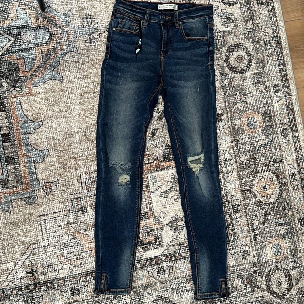 Stradivarius low waist jean size 2